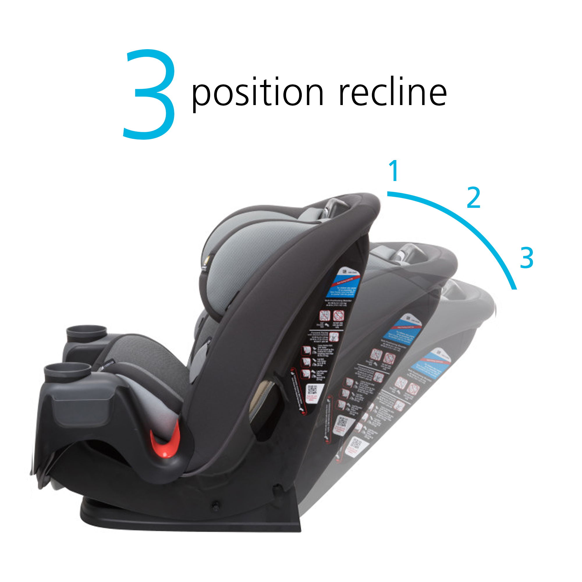 3 Position recline