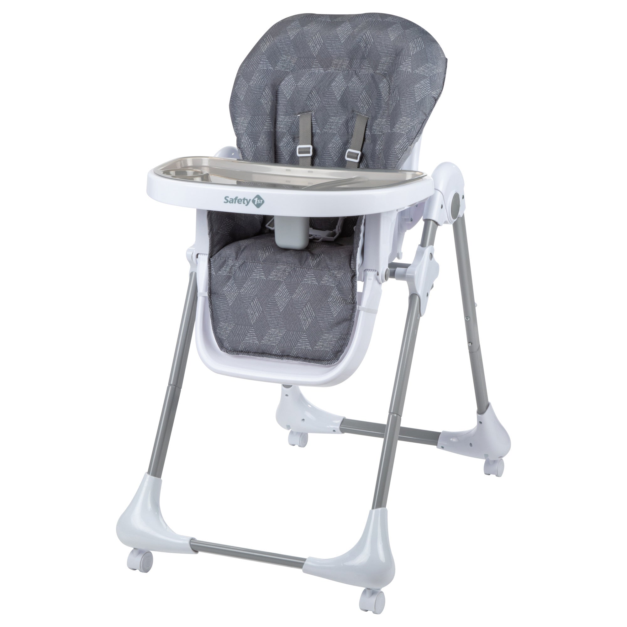 Safety 1st high chair with blue dots fabric pad