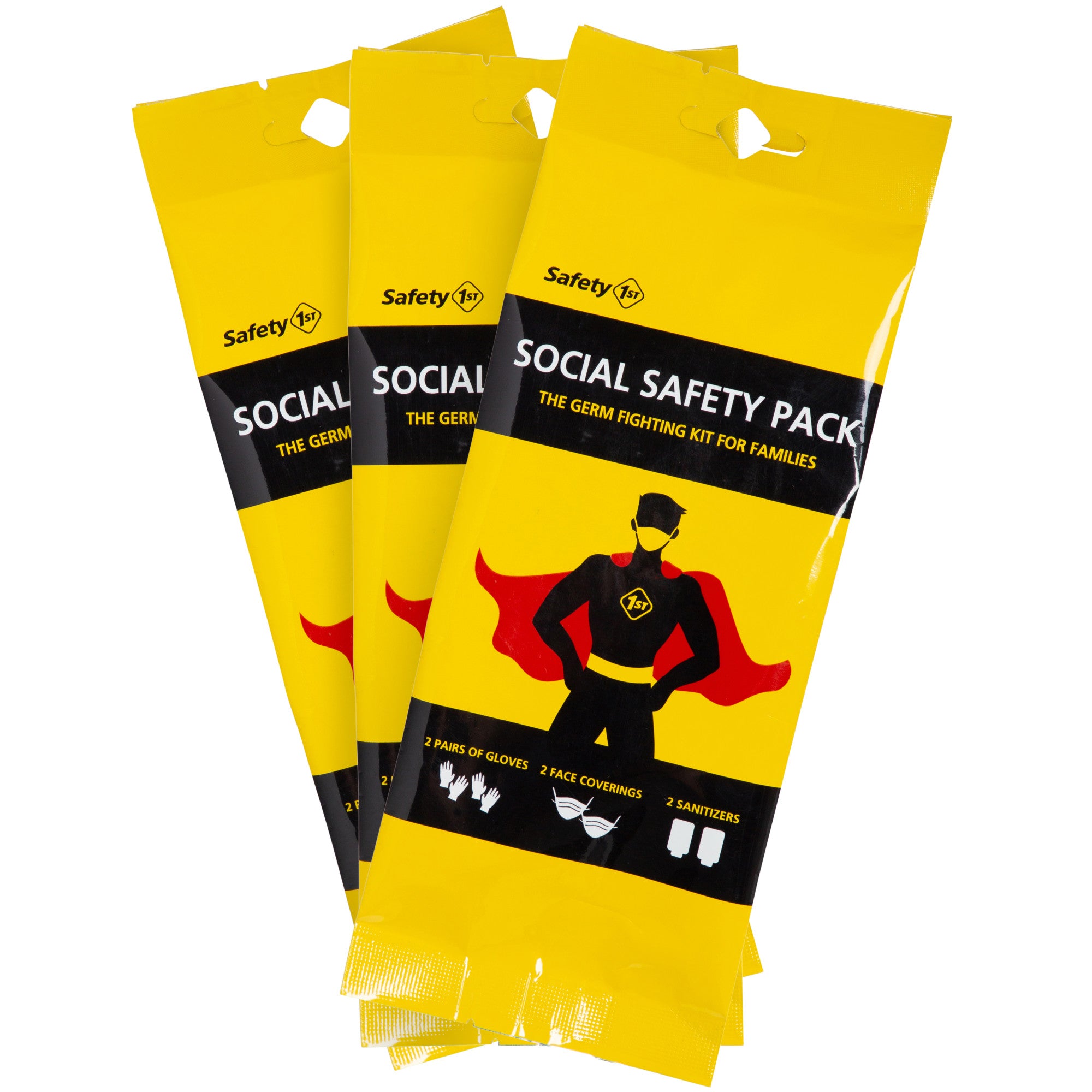 Safety 1st Social Safety Pack - 3/PK White