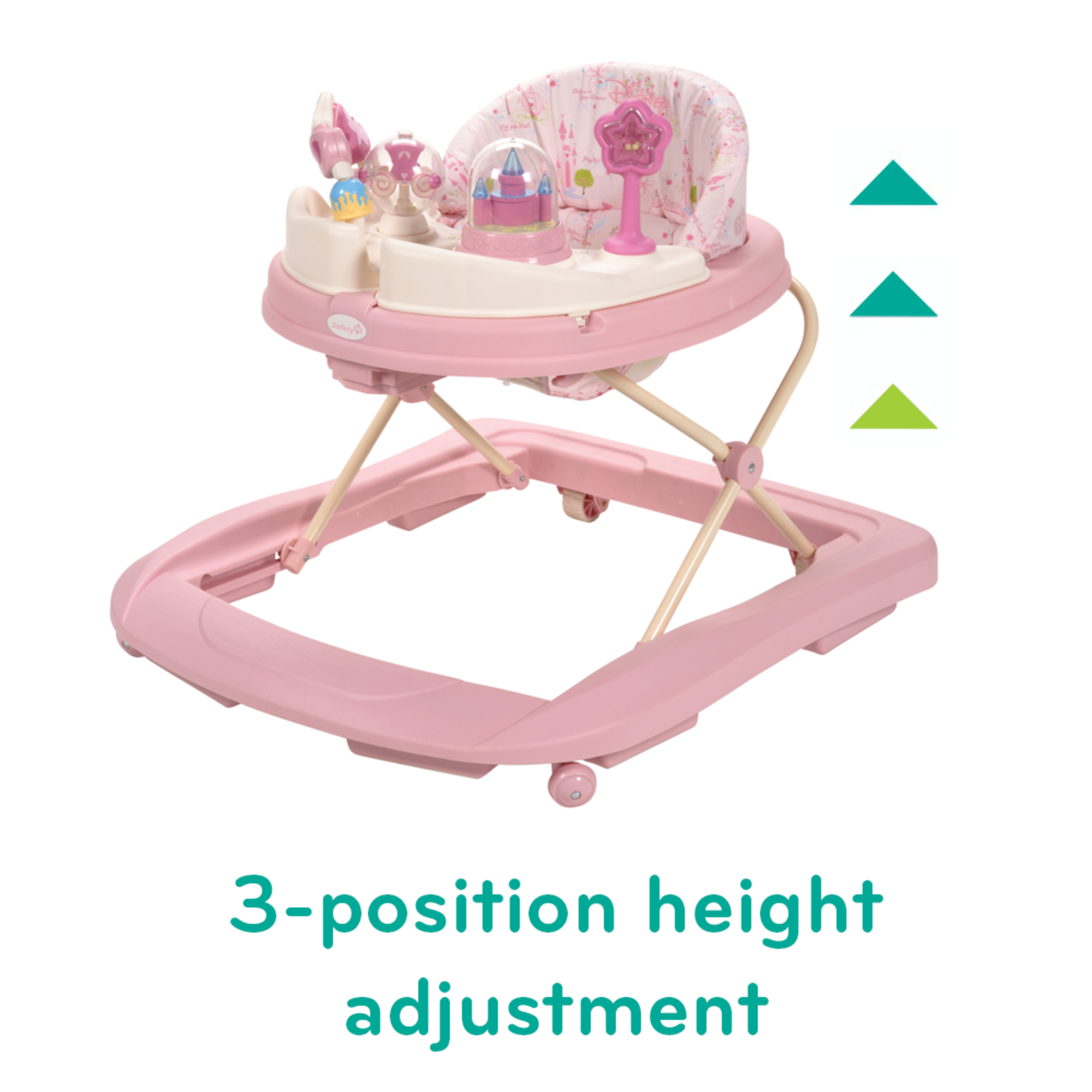 Disney Baby Princess Music & Lights™ Walker - 3-position height adjustment