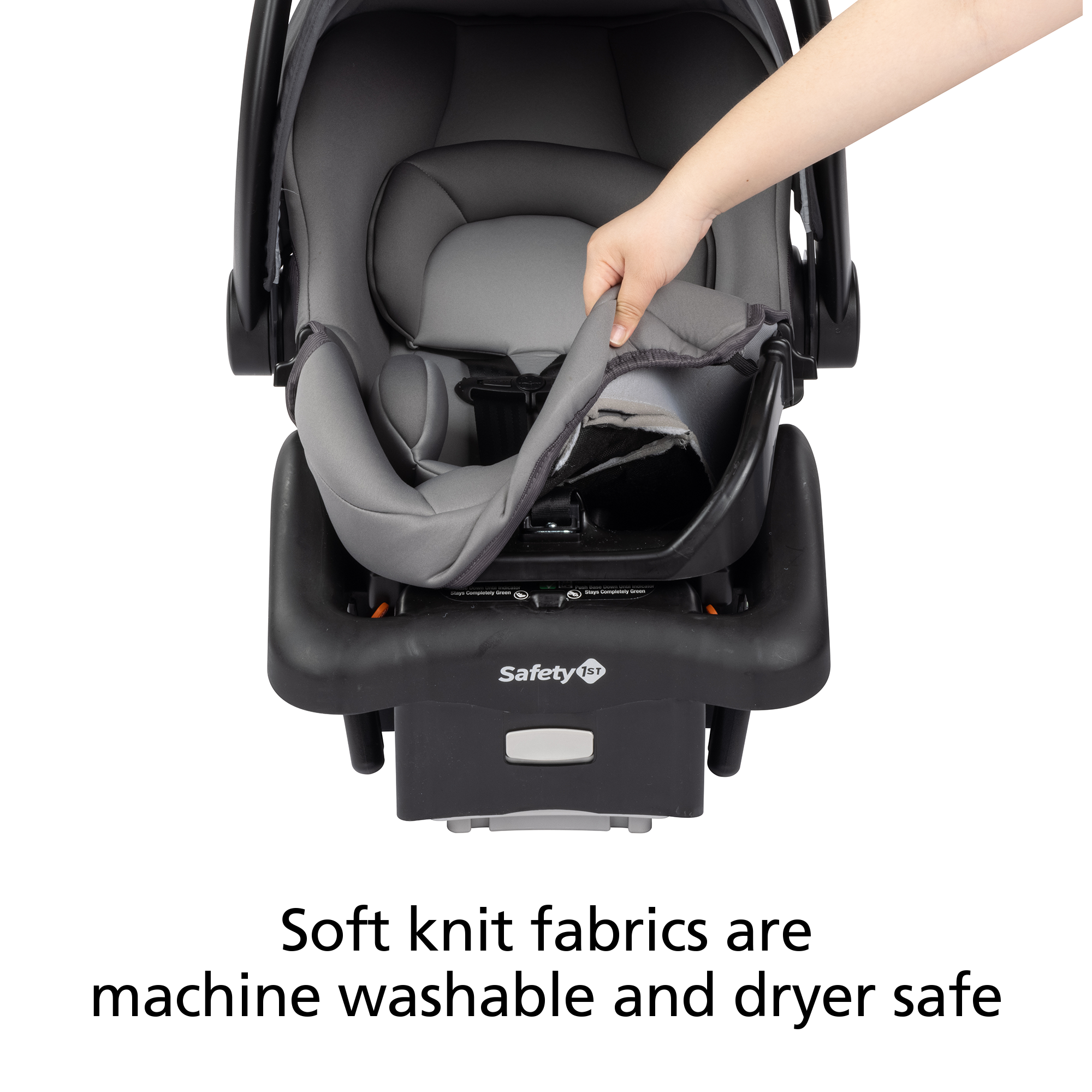 onBoard™35 SecureTech™ Infant Car Seat - base height adjusts for the right fit to your car