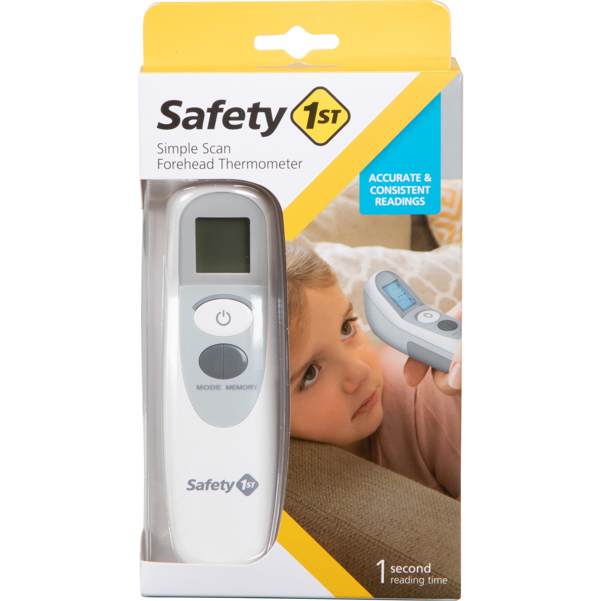 Safety 1st Simple Scan Forehead Thermometer in Grey