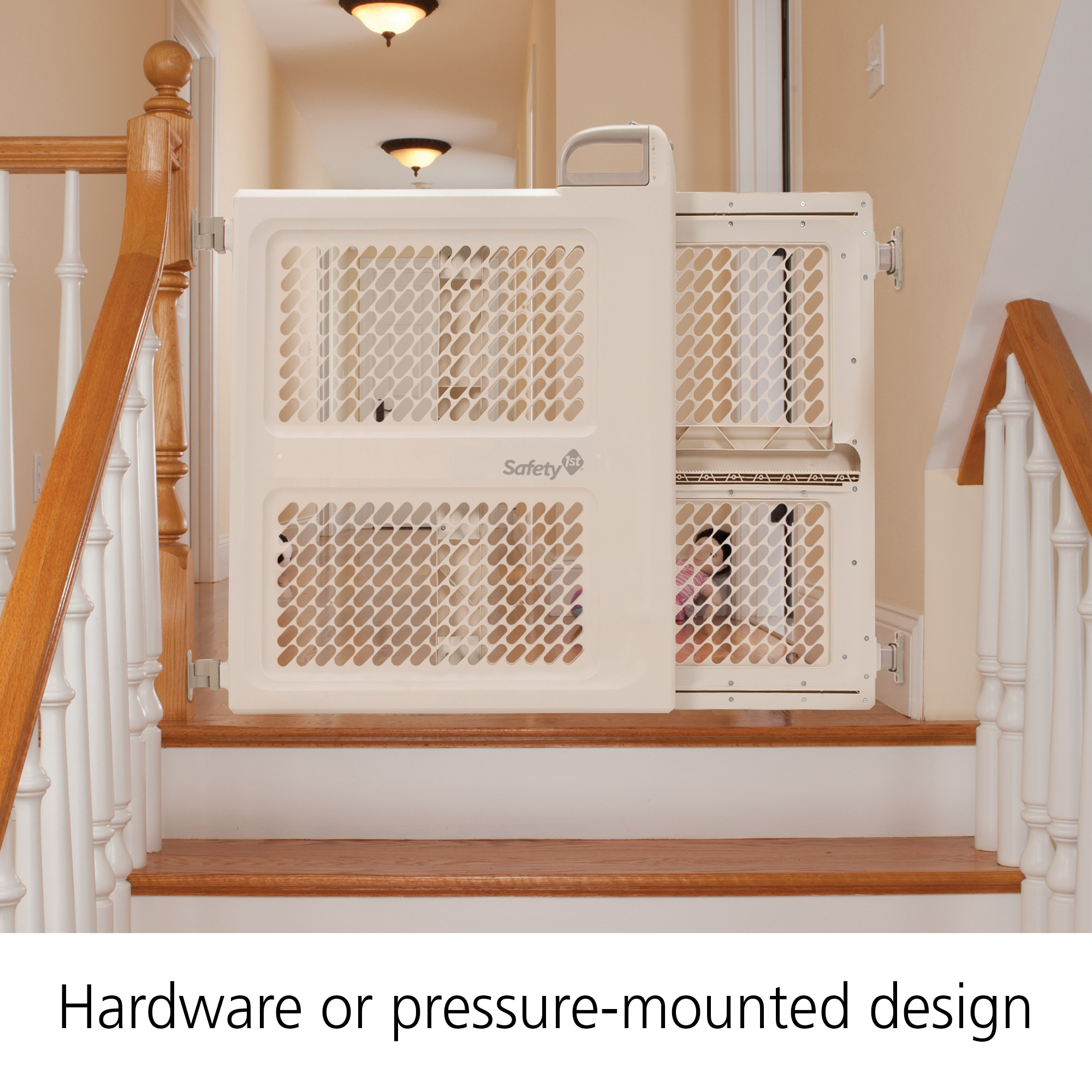 Lift, Lock & Swing Dual-Mode Gate - great for homes with babies and pets