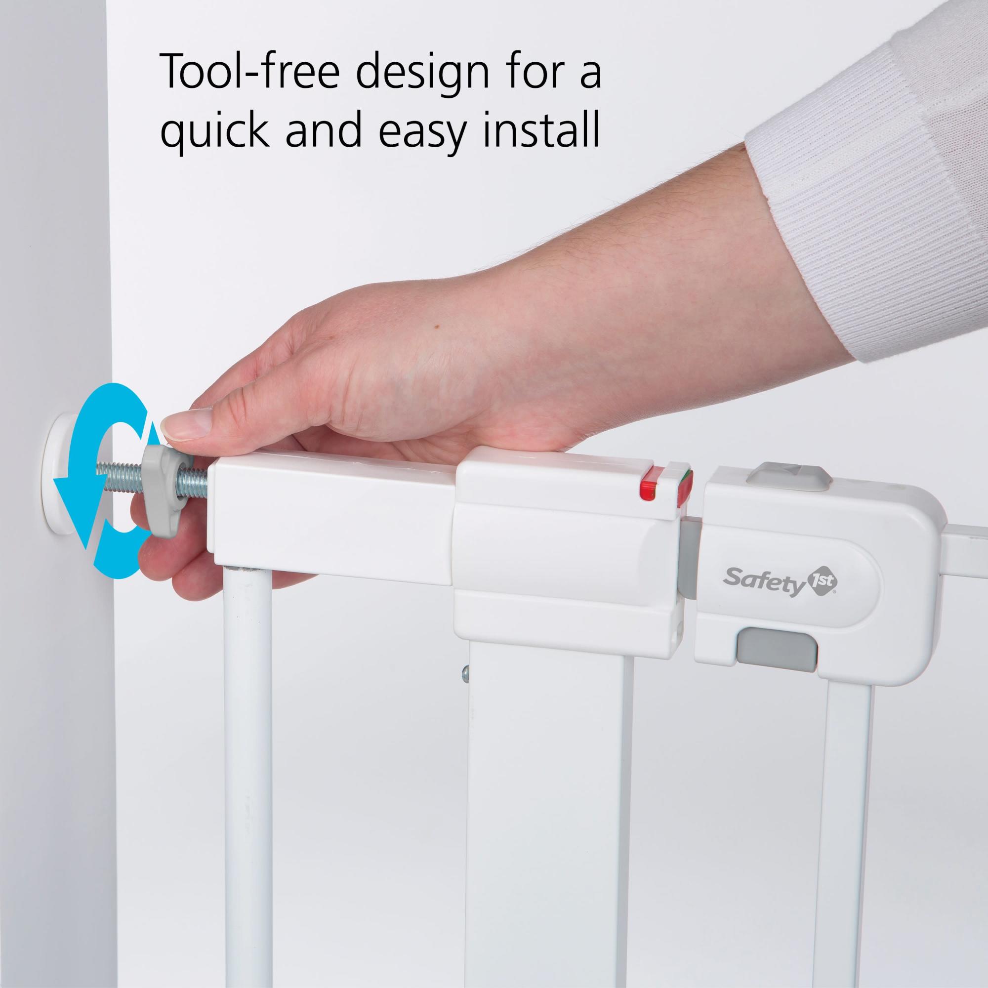 Tool-free design for a quick and easy install