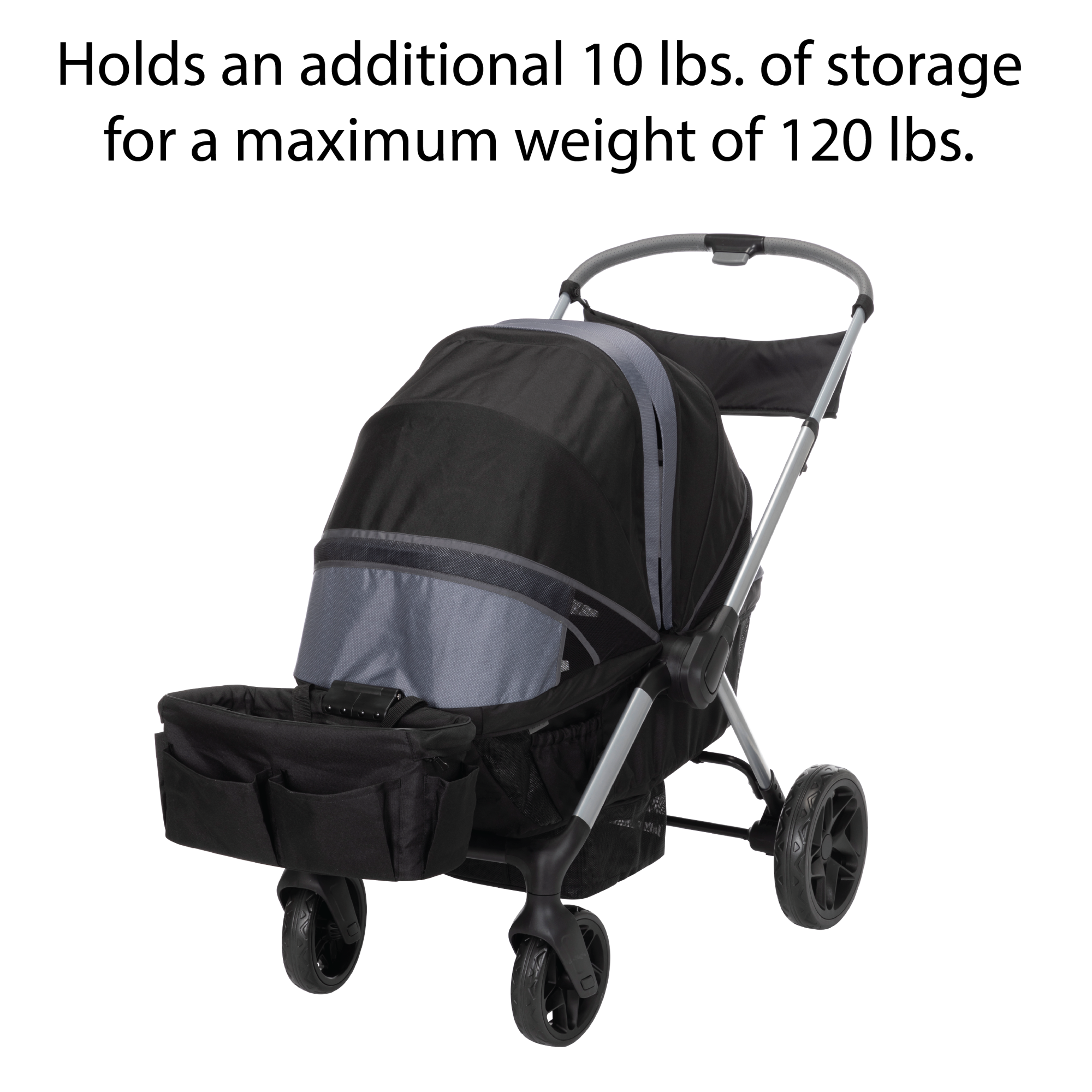 Summit Wagon Stroller - easy compact fold for self-standing storage