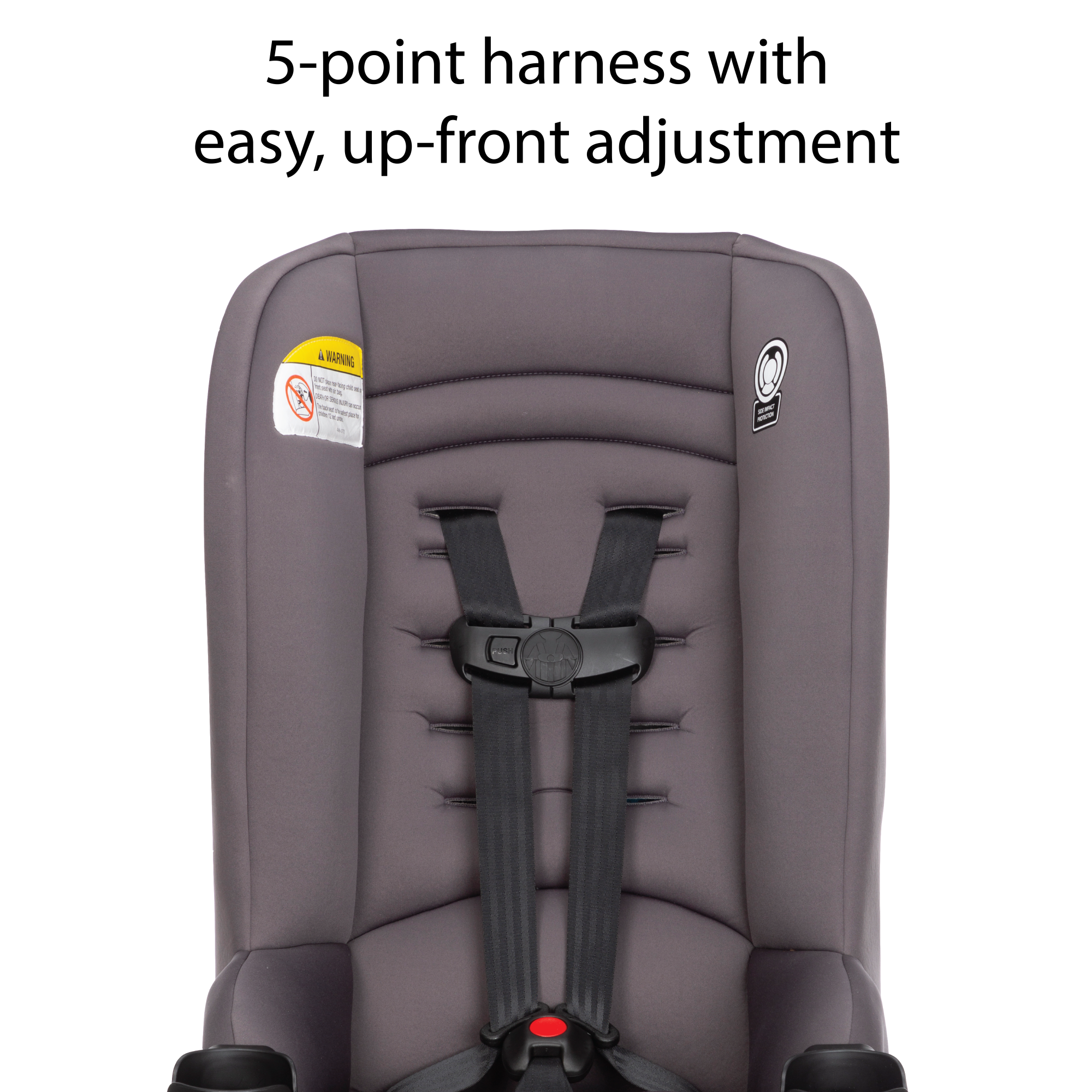 Jive 2-in-1 Convertible Car Seat - 5-point harness with easy, up-front adjustment