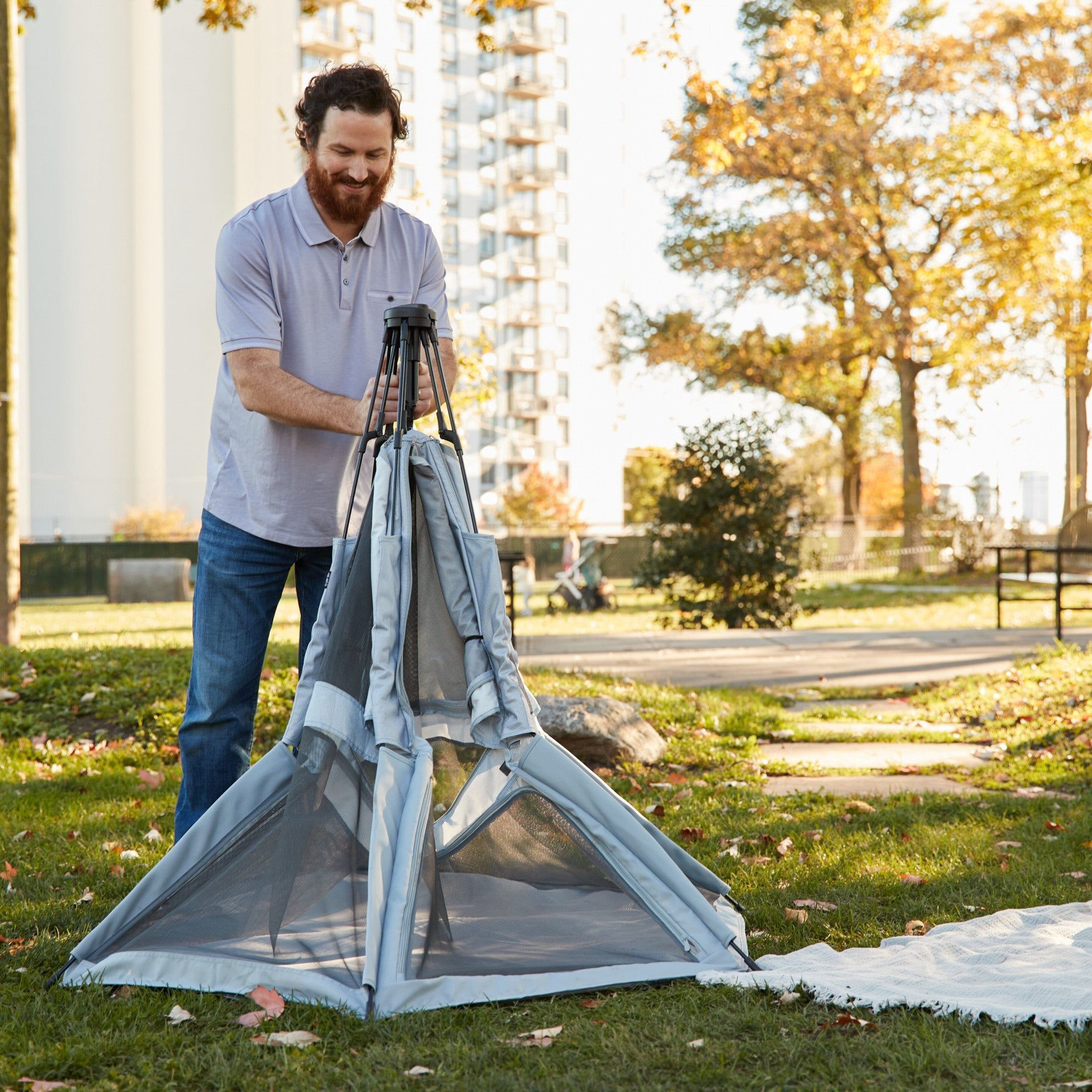 InstaPop Dome Play Yard - sturdy, lightweight, and perfect for travel