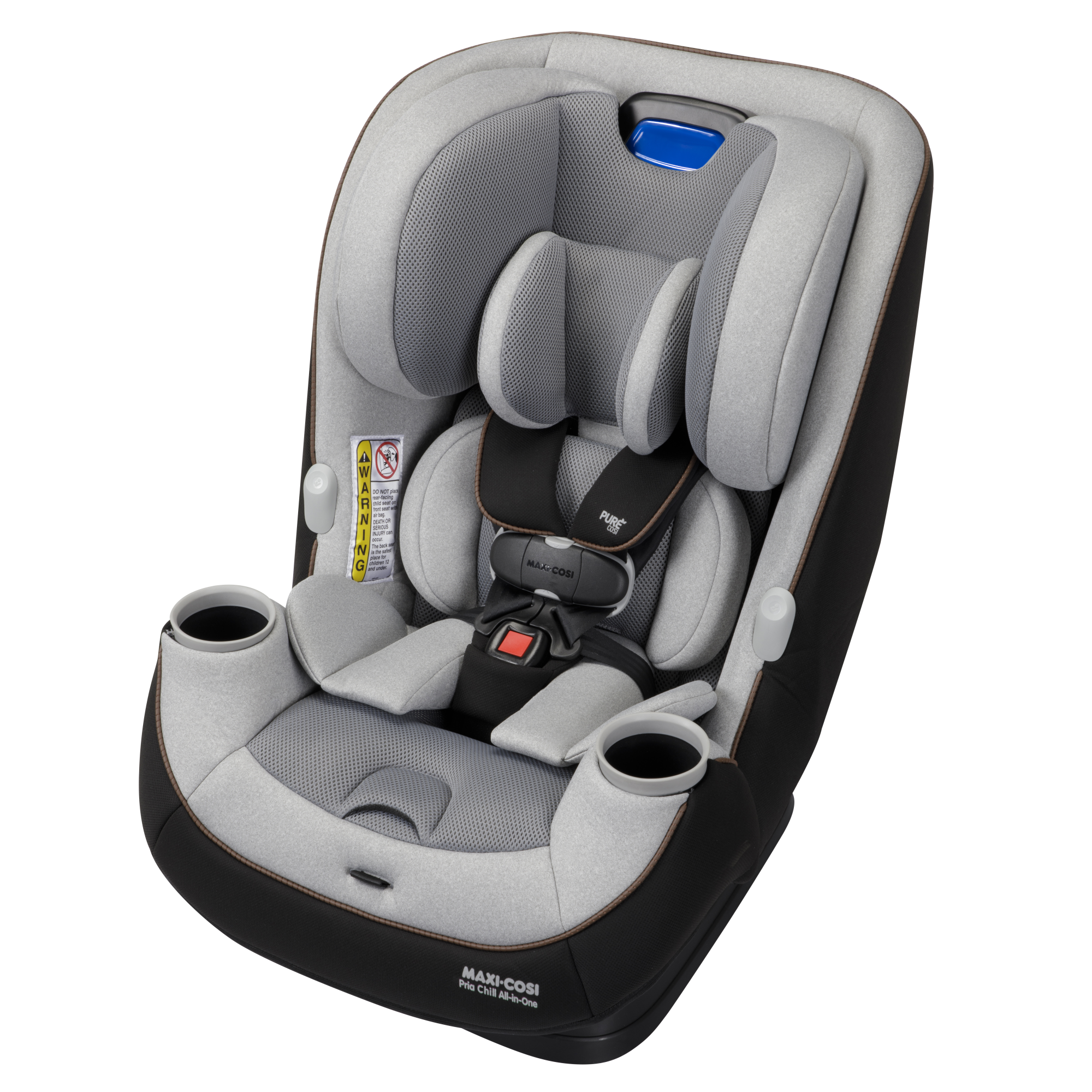 Pria Chill - baby wearing sunglasses and rear-facing in car seat