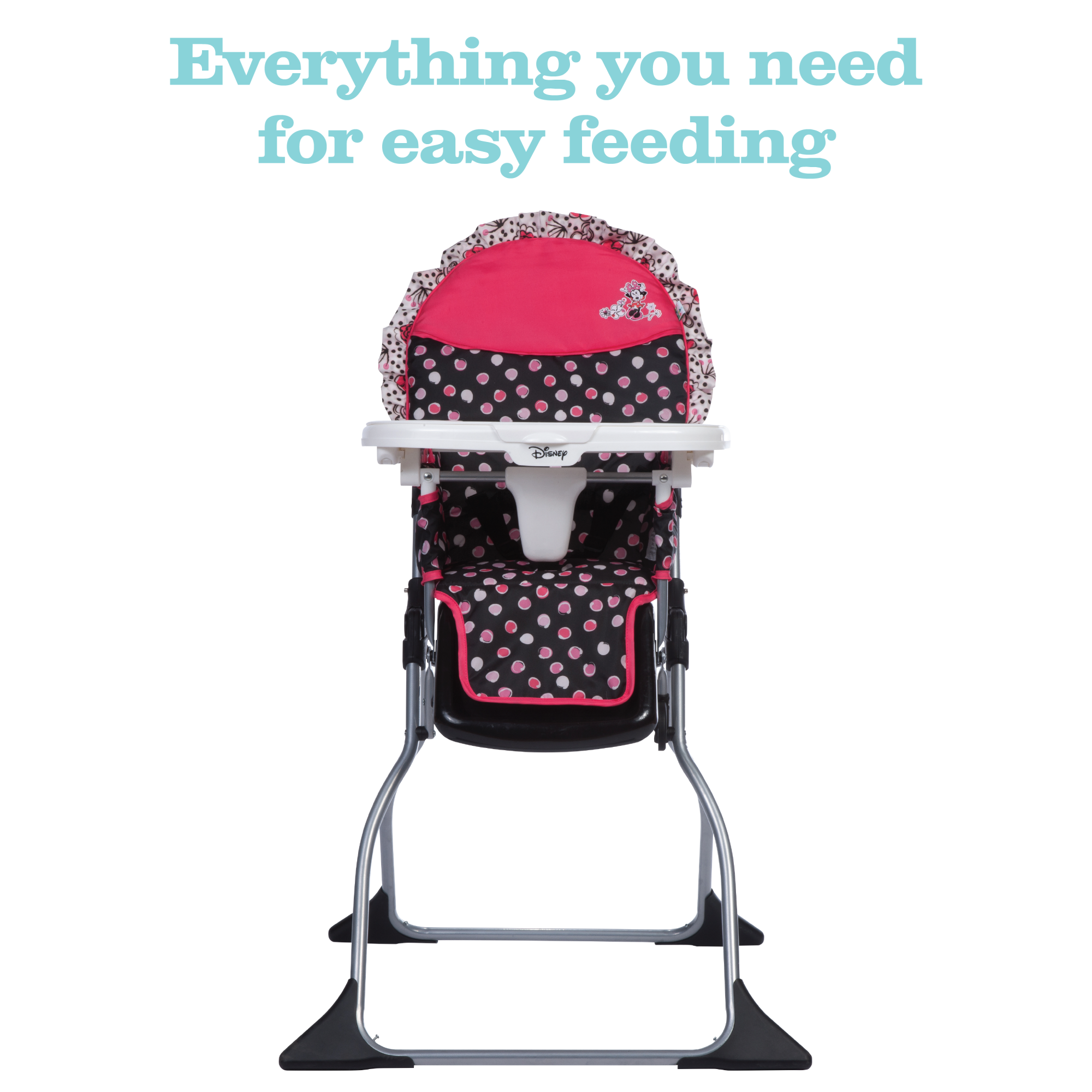 Disney Baby Minnie Simple Fold™ Plus High Chair - dishwasher-safe insert tray