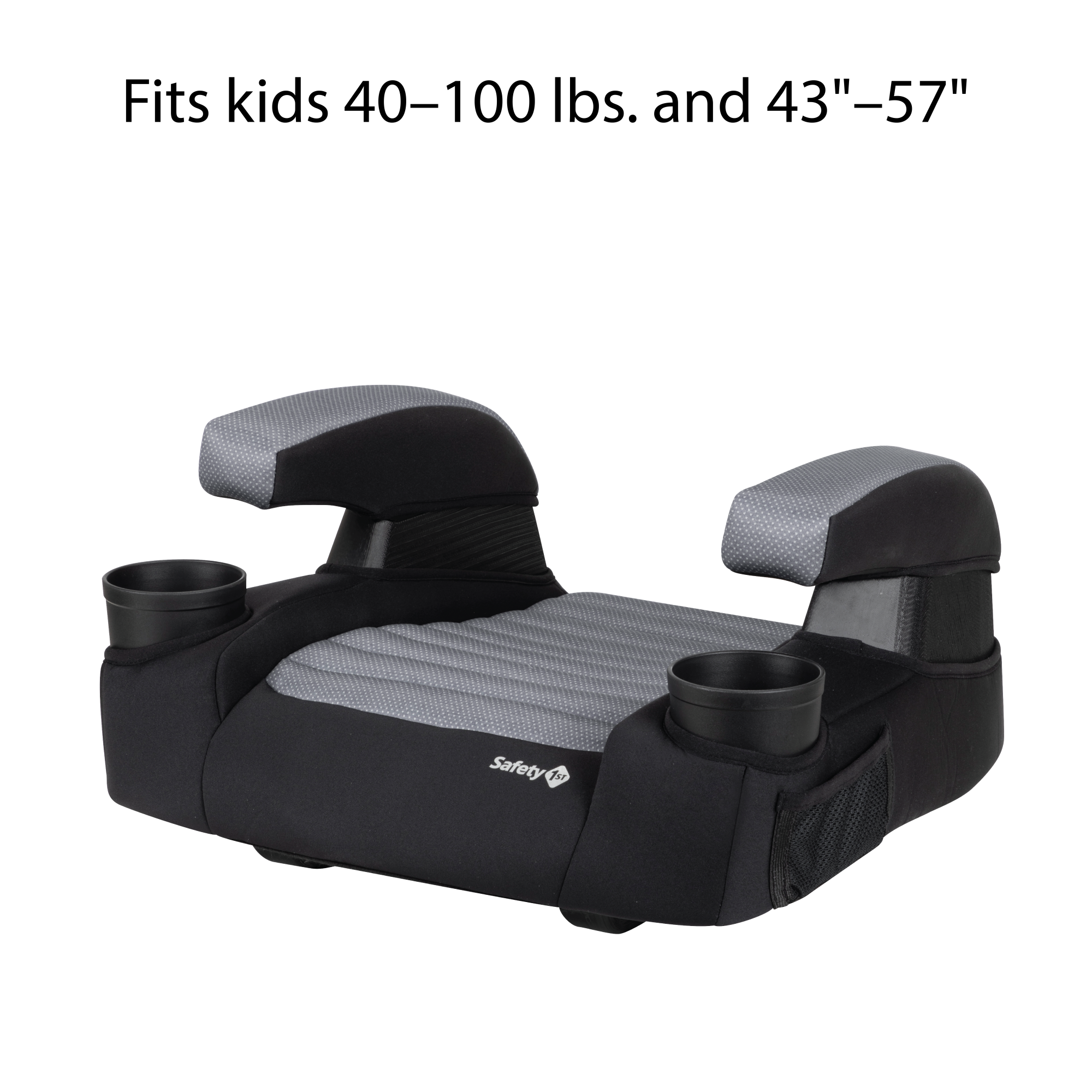 Boost-and-Go™ Lite Backless Booster - fits kids 40-100 lbs. and 43"-57"