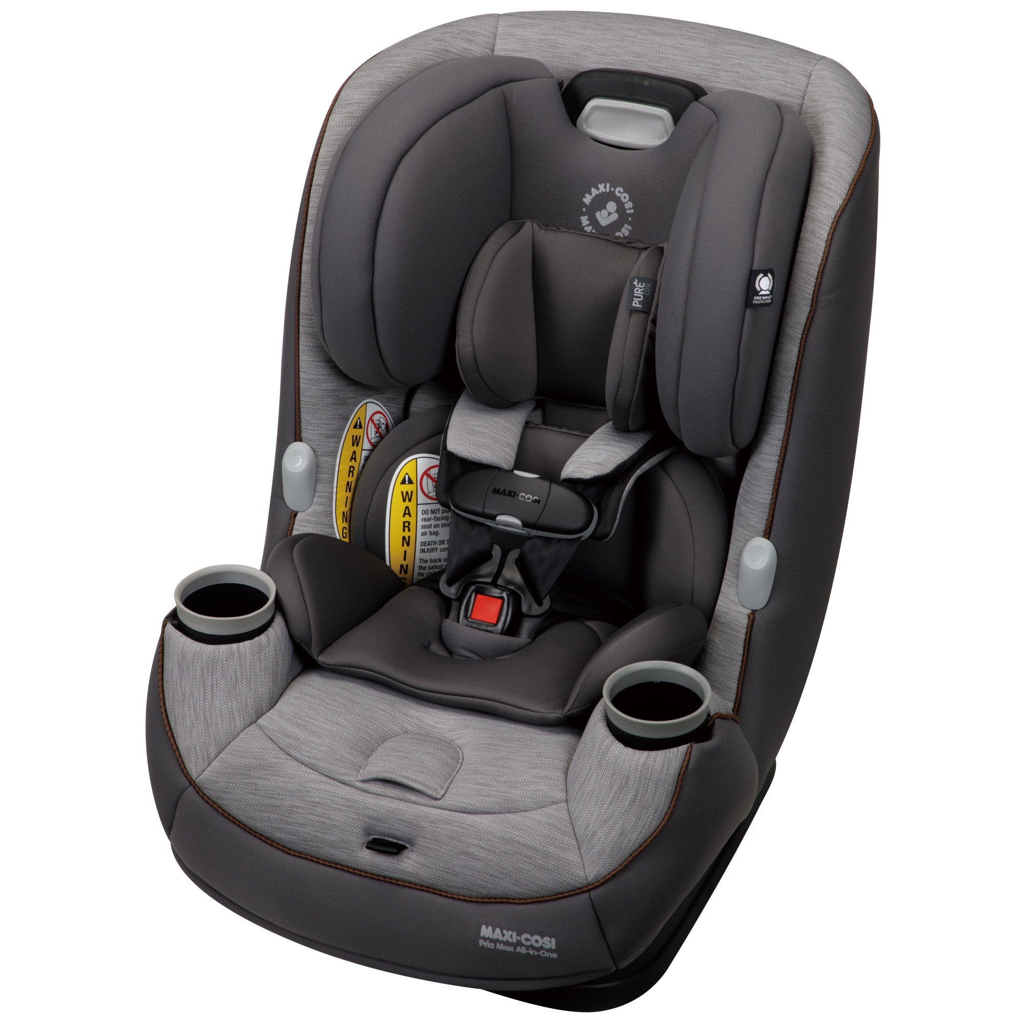Pria™ Max All-in-One Convertible Car Seat - Urban Wonder - 45 degree angle view of left side