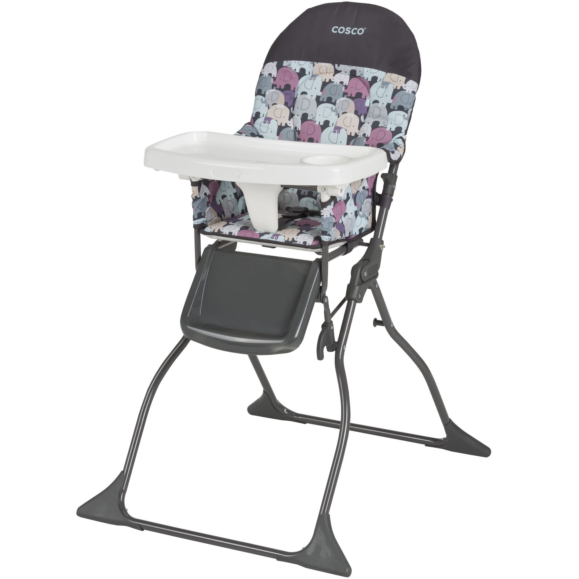 Cosco Simple Fold Full Size High Chair with Adjustable Tray Seedling