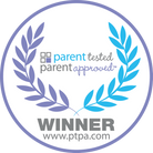 Parent Tested Parent Approved (PTPA) 2020 Award badge