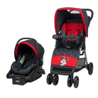Disney Baby Disney Simple Fold™ LX Travel System - Minnie Dot Party - stroller meets Disney size requirements