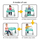 Infant activity center, baby balance board, child stool and table, toddler play table