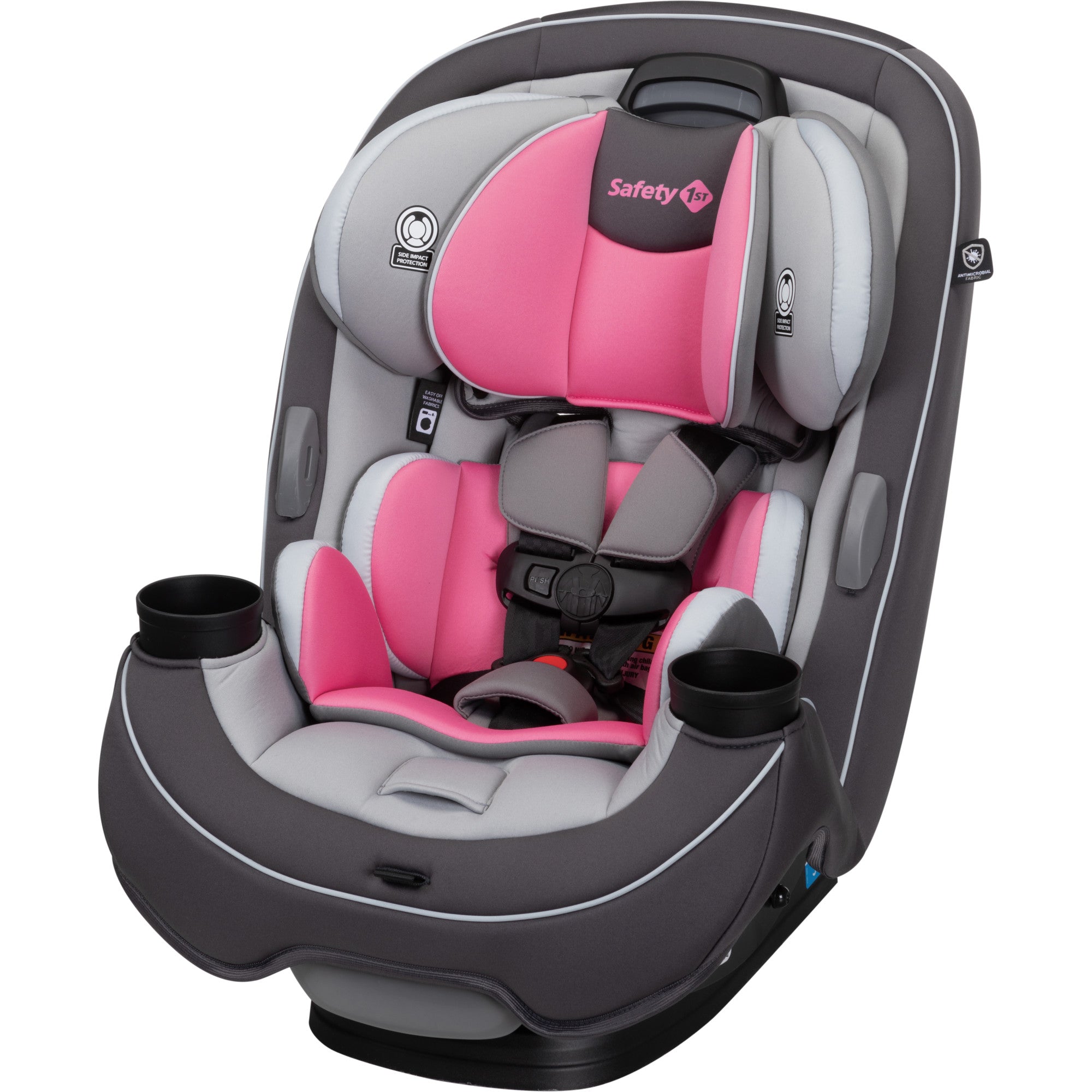 Safety 1st car seat in pink and grey