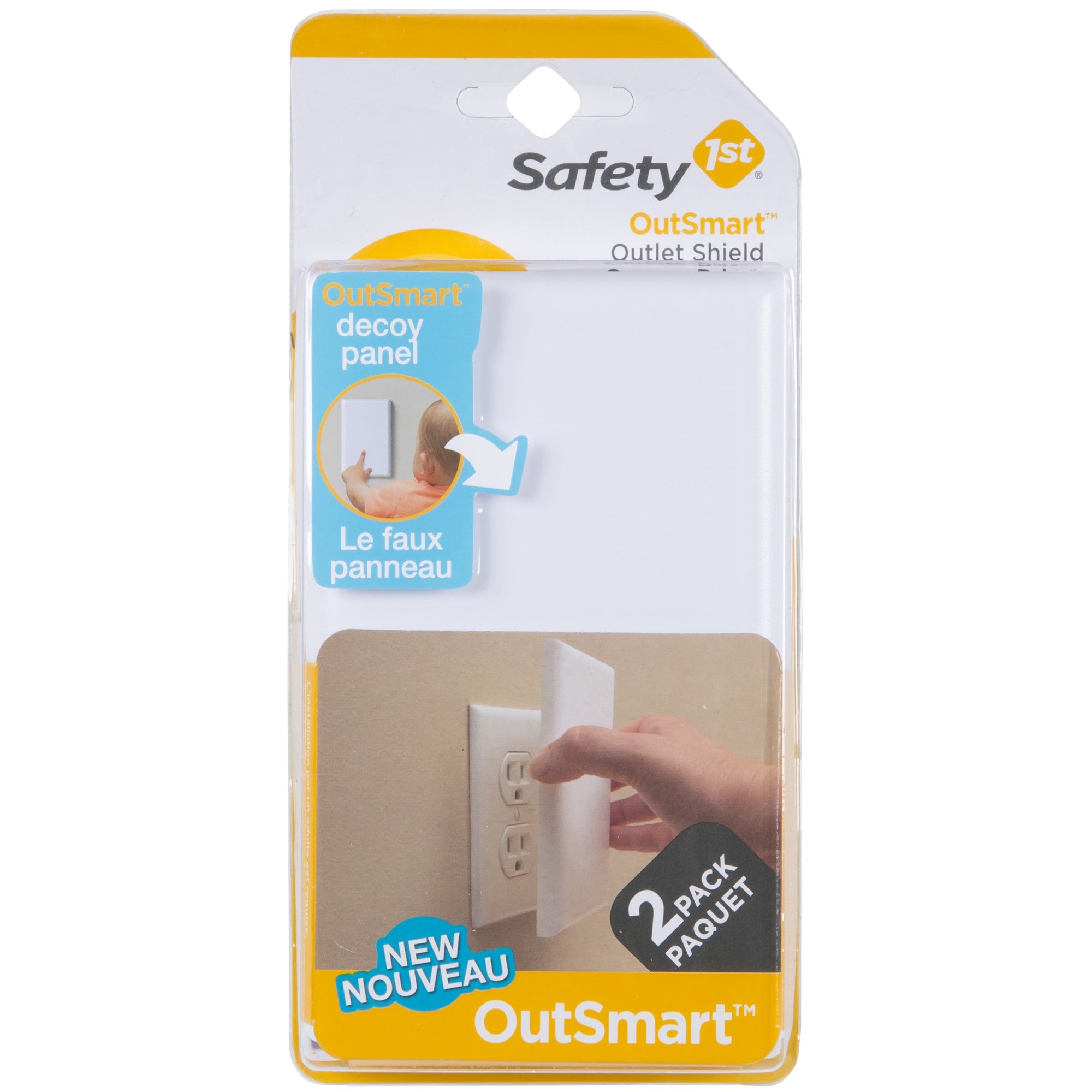 OutSmart™ Outlet Shield - White
