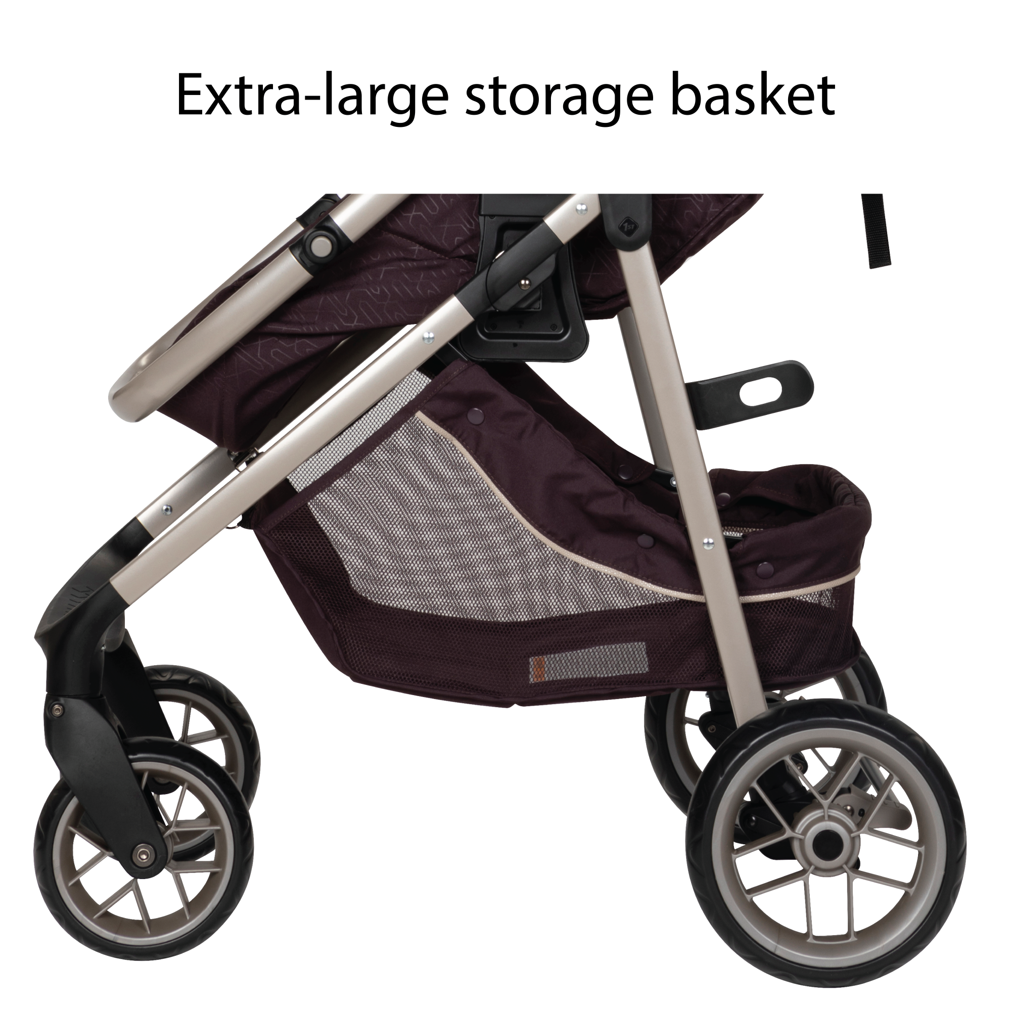Deluxe Grow and Go™ Flex 8-in-1 Travel System - safe and comfortable 5-point harness with plush fabrics