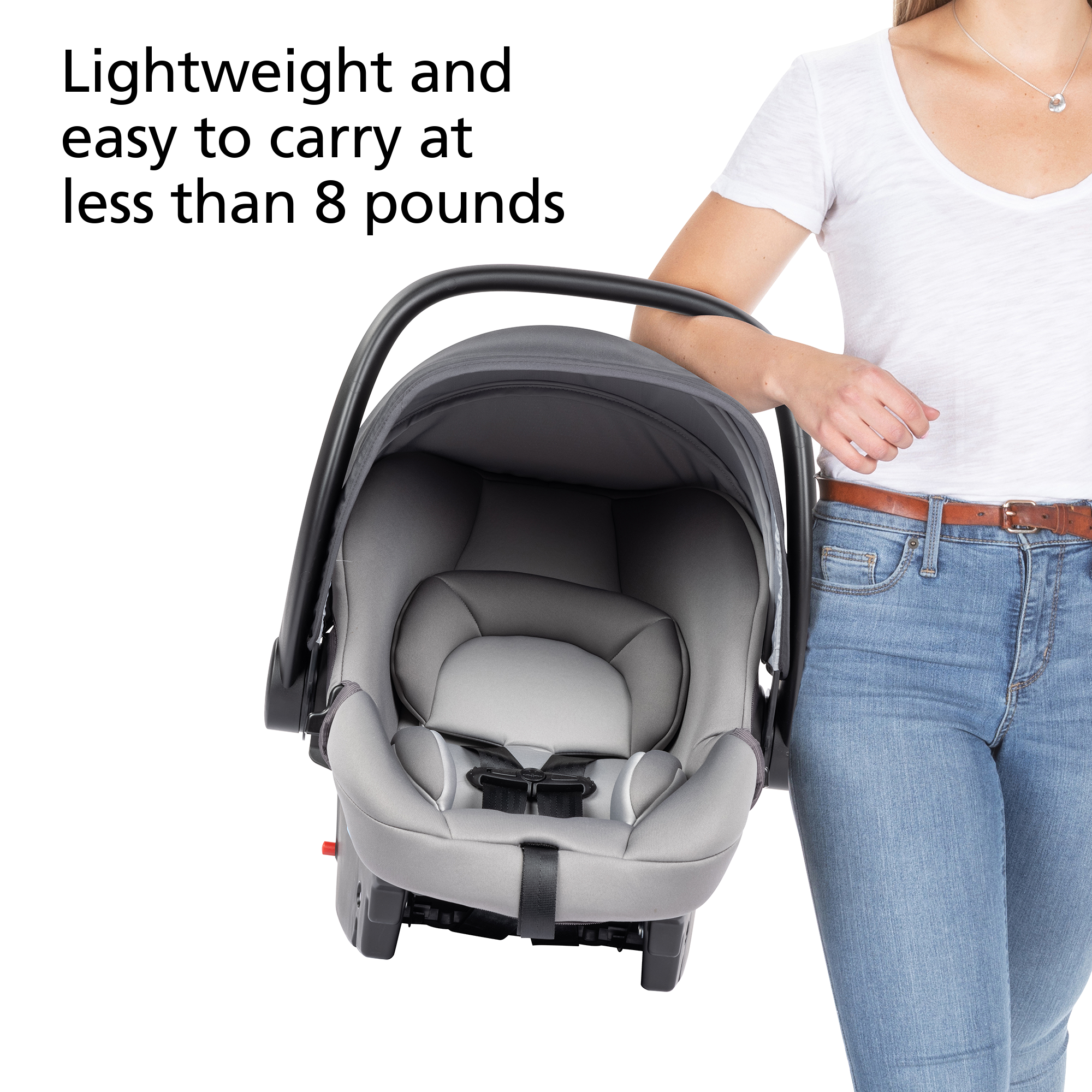 onBoard™35 SecureTech™ Infant Car Seat - lightweight and easy to carry at less than 8 pounds