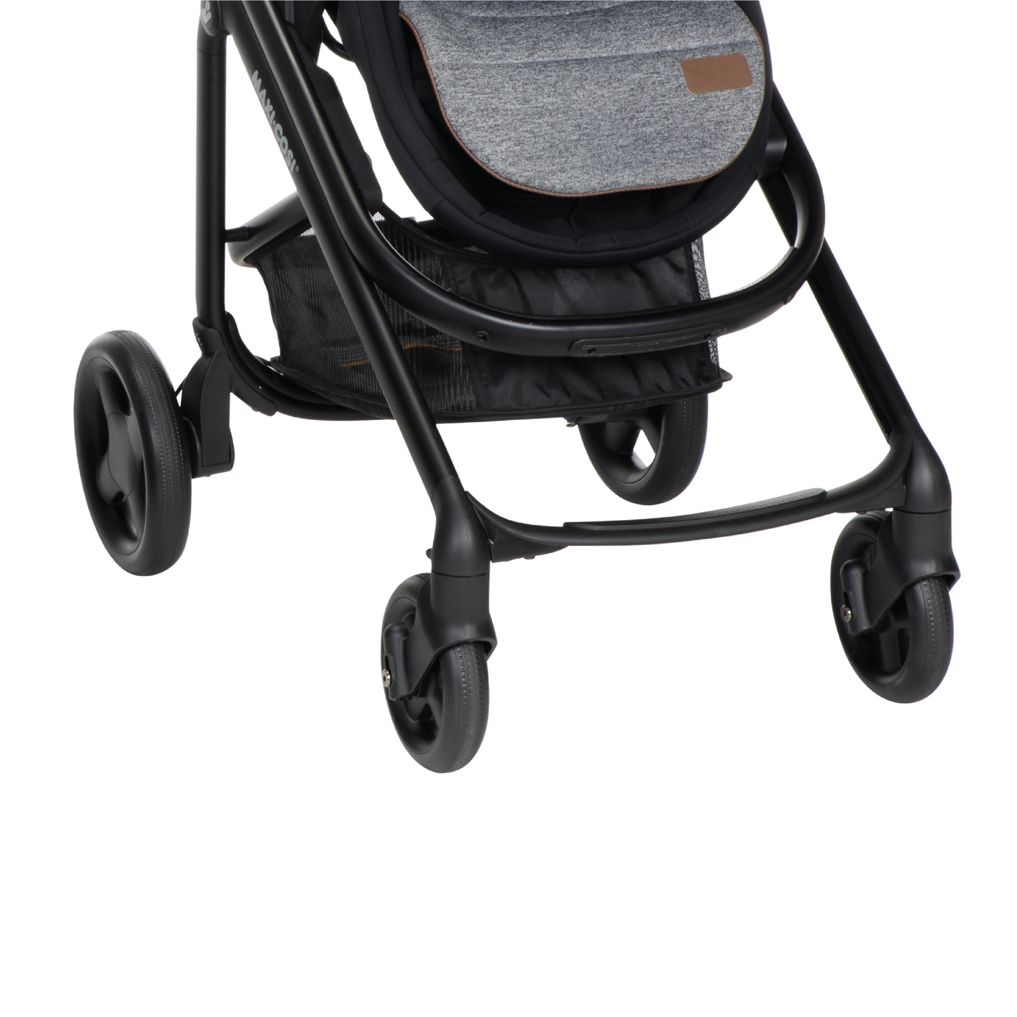 Tayla Max Modular Stroller - Onyx Wonder - SmoothRide tire technology and all-wheel suspension for easy-maneuverability