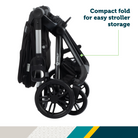 Turn and Go™ 360° Rotating Modular Travel System - compact fold for easy stroller storage