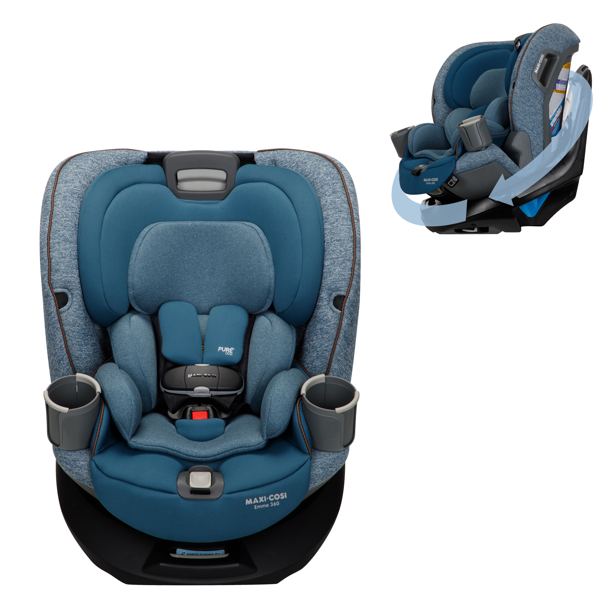 Emme 360™ Rotating All-in-One Convertible Car Seat - Pacific Wonder