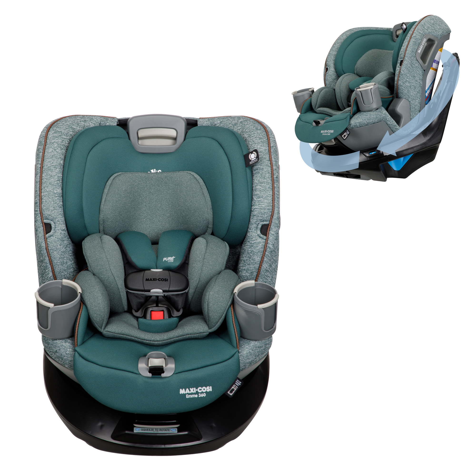 Emme 360™ Rotating All-in-One Convertible Car Seat - Meadow Wonder