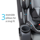 Safety 1st Grow and Go Comfort Cool All-in-One Convertible Car Seat in Pebble Path