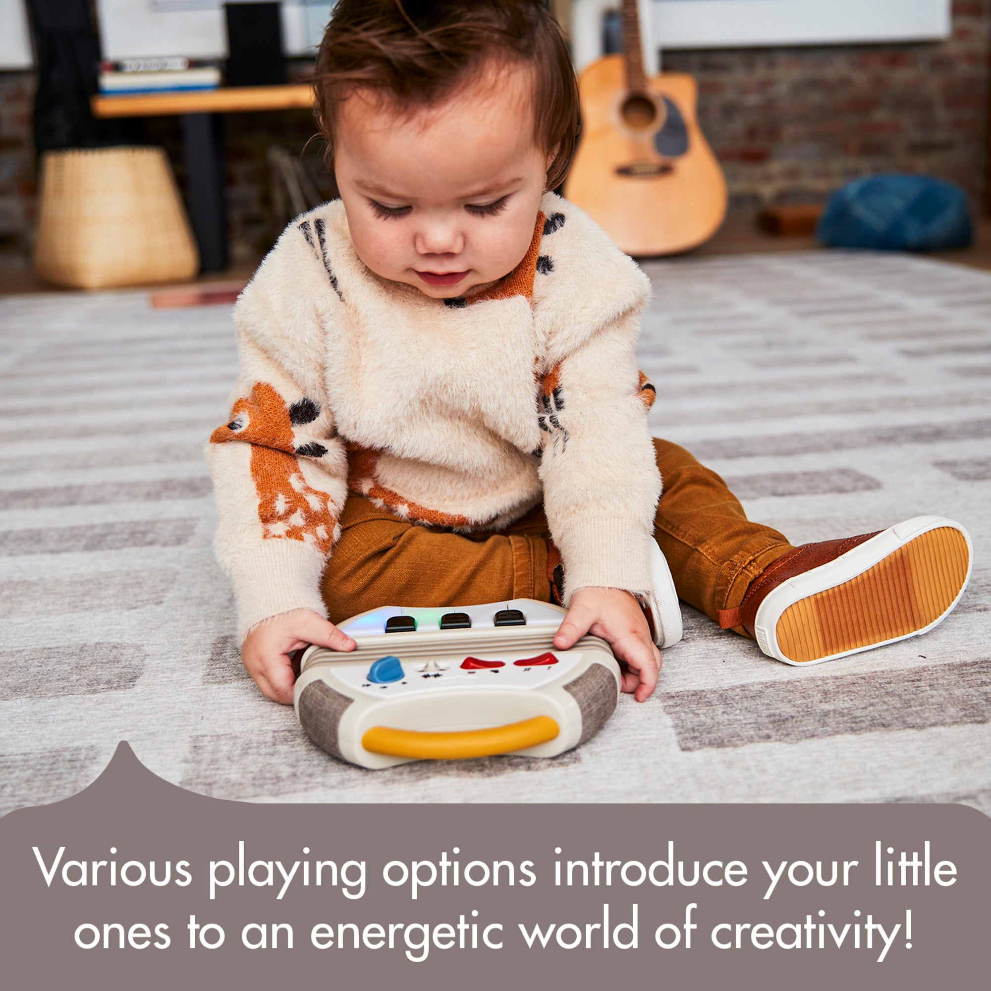 Tiny Rockers Accordion - Various playing options introduce your little ones to an energetic world of creativity