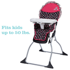 Disney Baby Minnie Simple Fold™ Plus High Chair - fits kids up to 50 lbs.