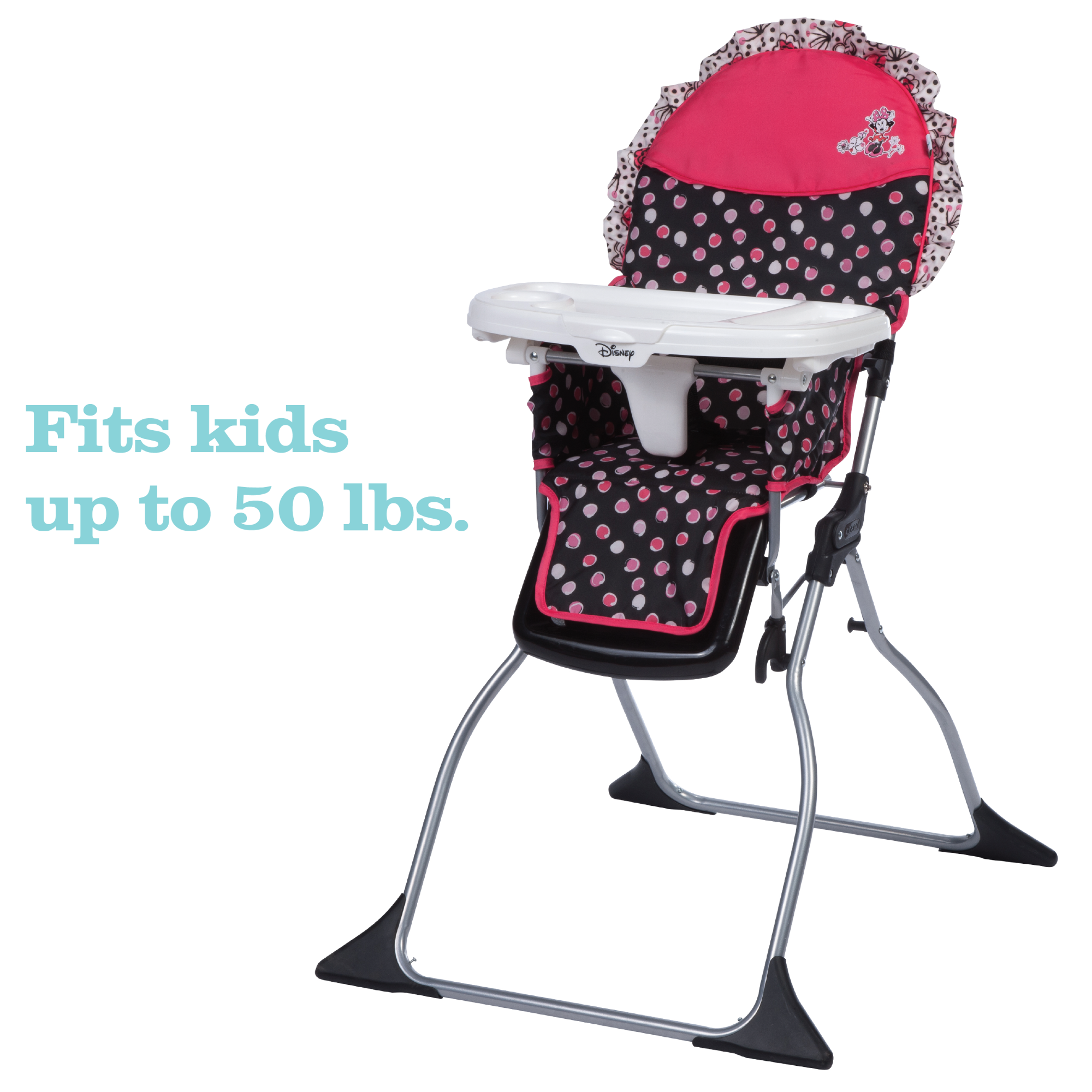 Disney Baby Minnie Simple Fold™ Plus High Chair - fits kids up to 50 lbs.