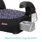 Disney Baby Pronto!™ Belt-Positioning Booster Car Seat - Minnie Dot Party - adjustable headrest grows with your child