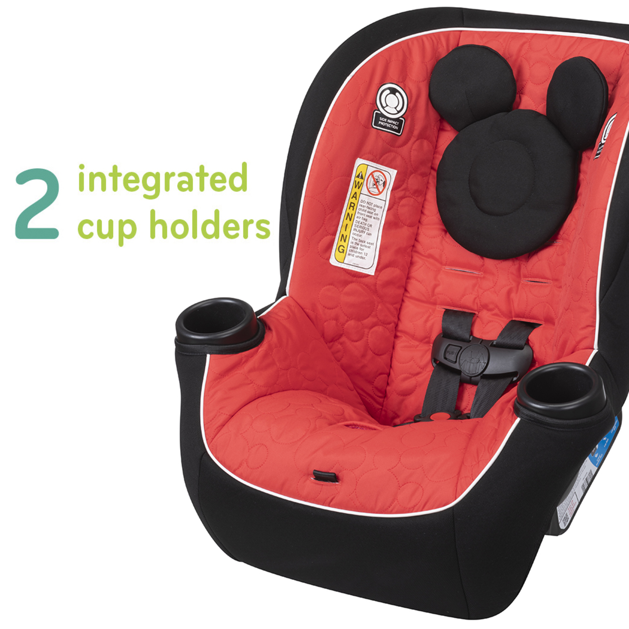 Disney Baby Onlook 2-in-1 Convertible Car Seat - Mouseketeer Mickey - 2 integrated cup holders
