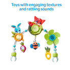 Meadow Days™ Stroller Arch - toys with engaging textures and rattling sounds