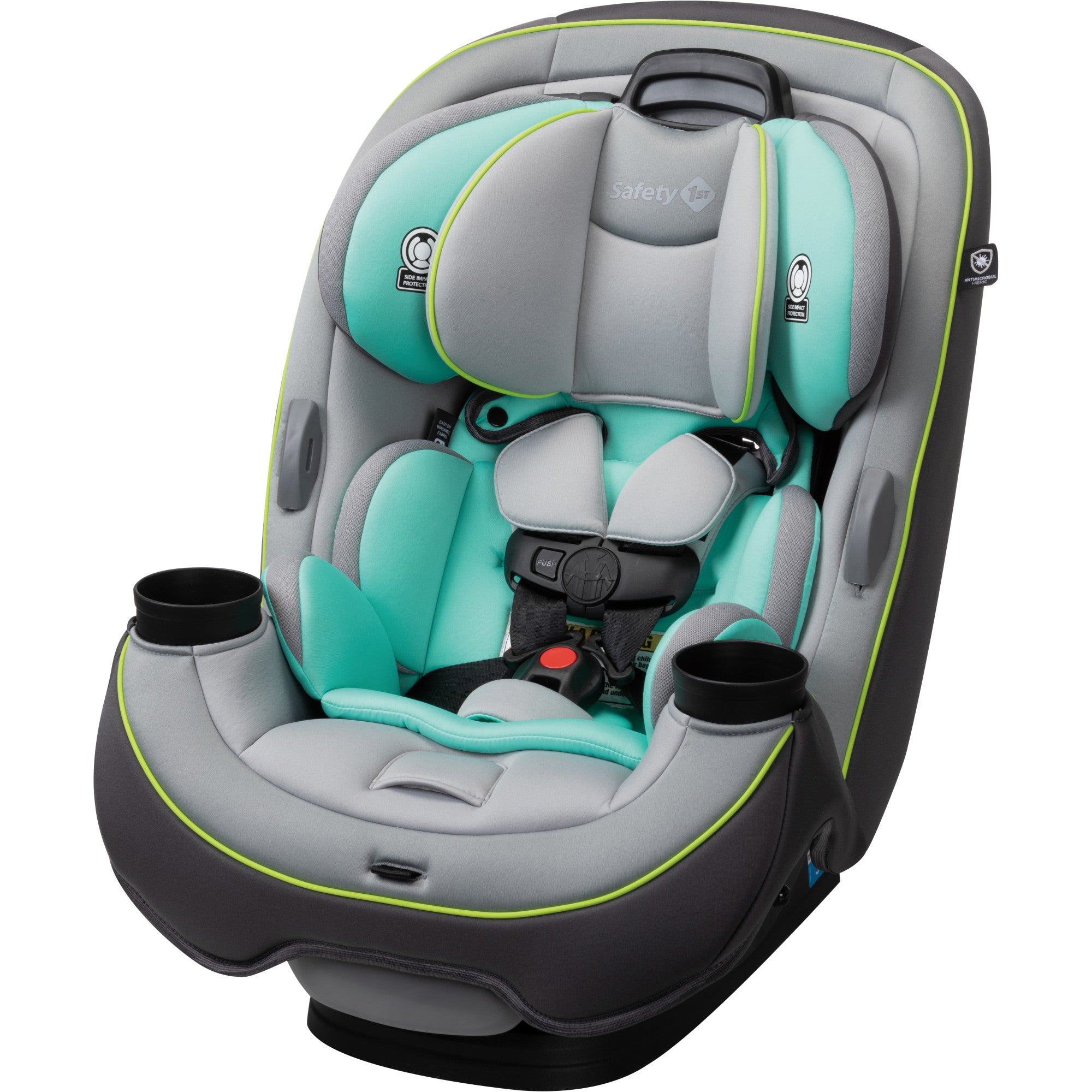 Safety first car seat in grey and turquoise