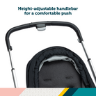 Turn and Go™ 360° Rotating Modular Travel System - height-adjustable handlebar for a comfortable push