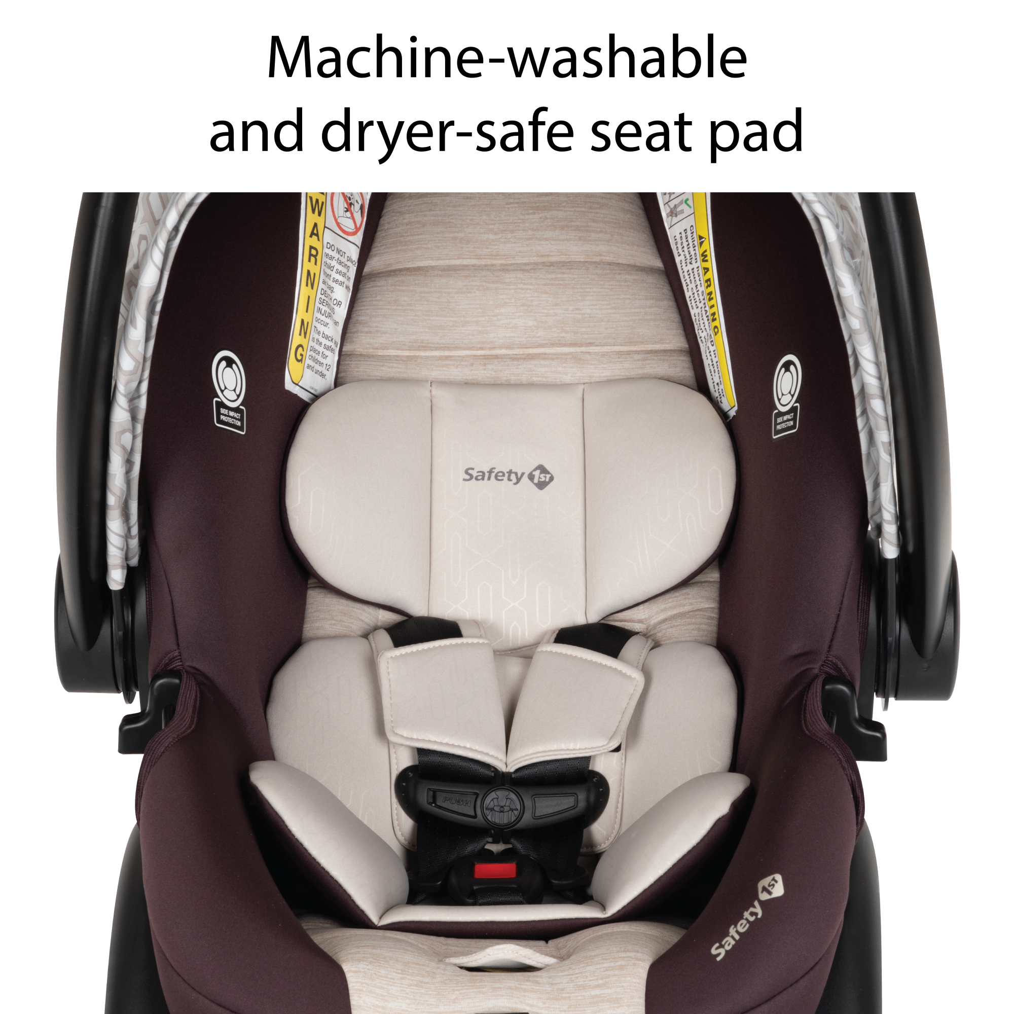 Deluxe Grow and Go™ Flex 8-in-1 Travel System - machine-washable and dryer-safe seat pad