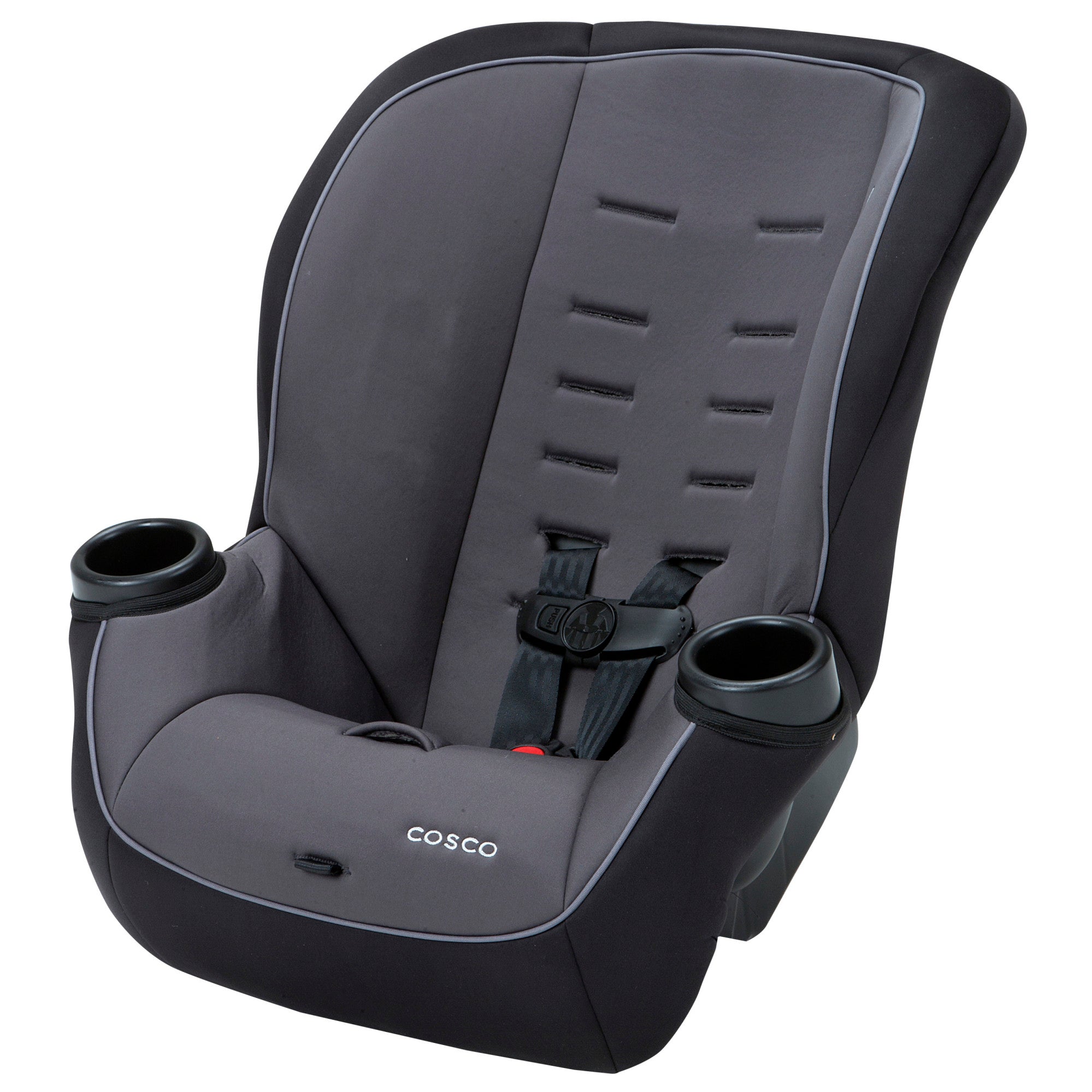 Onlook 2-in-1 Convertible Car Seat - Black Arrows - 45 degree angle view of left side