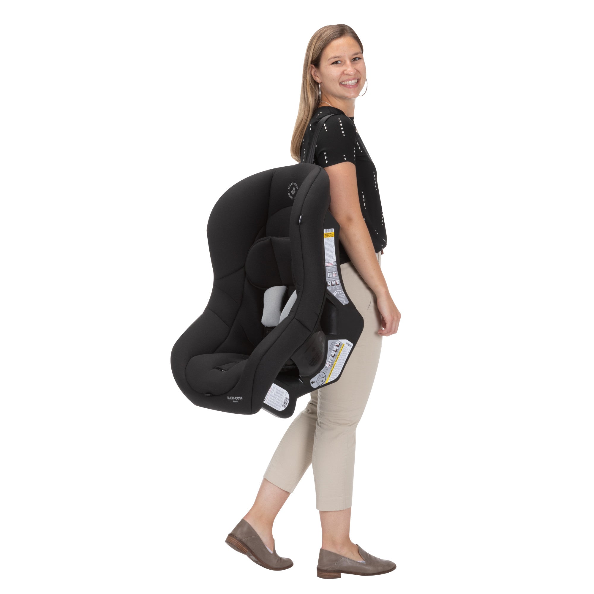 Romi 2-in-1 Convertible Car Seat - woman carrying seat on back