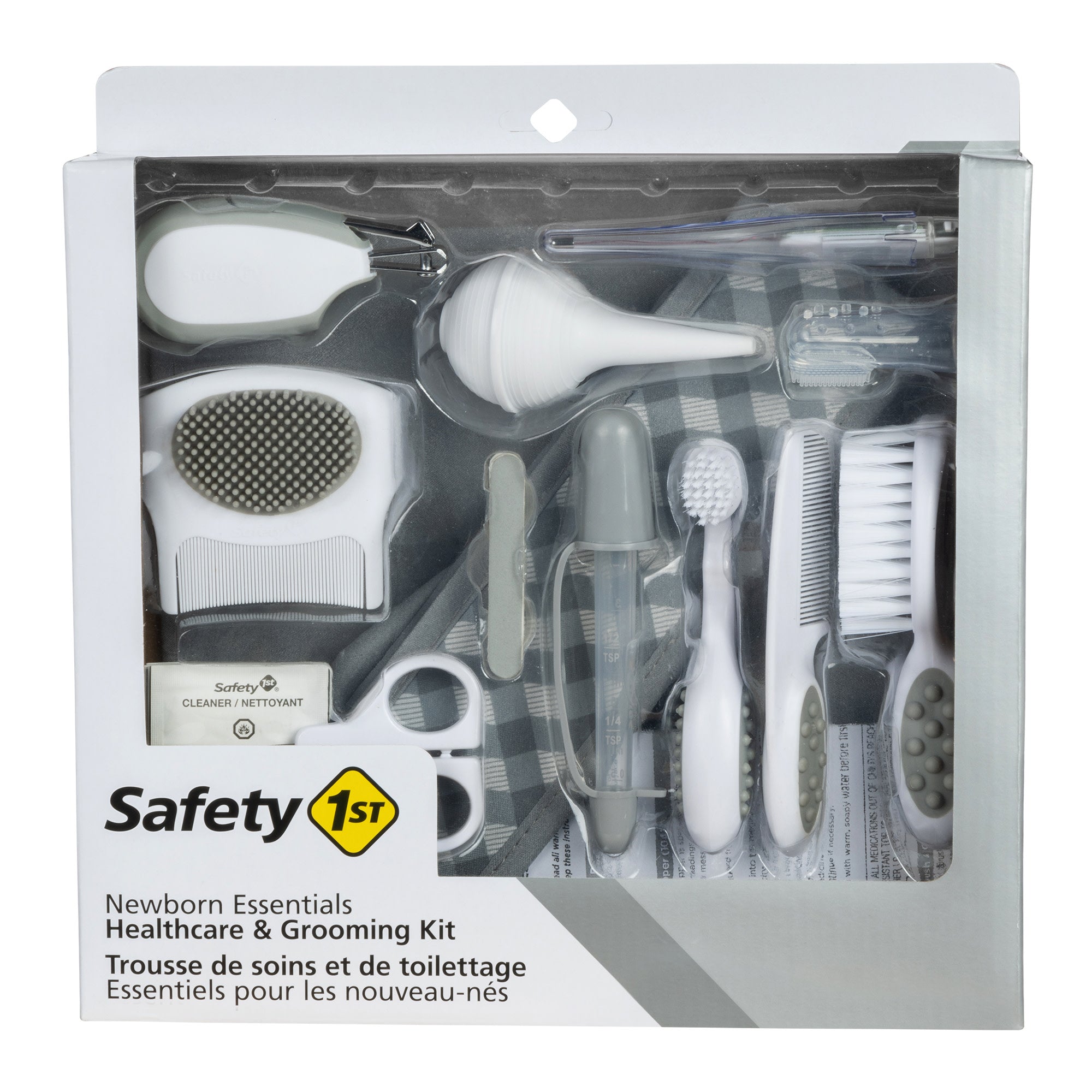 Newborn Essentials Healthcare and Grooming Kit - Grey