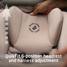 Peri™ 180 Rotating Infant Car Seat - QuikFit 6-position headrest and harness adjustment