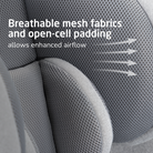 Pria™ Chill All-in-One Convertible Car Seat - breathable mesh fabrics and open-cell padding allows enhanced airflow