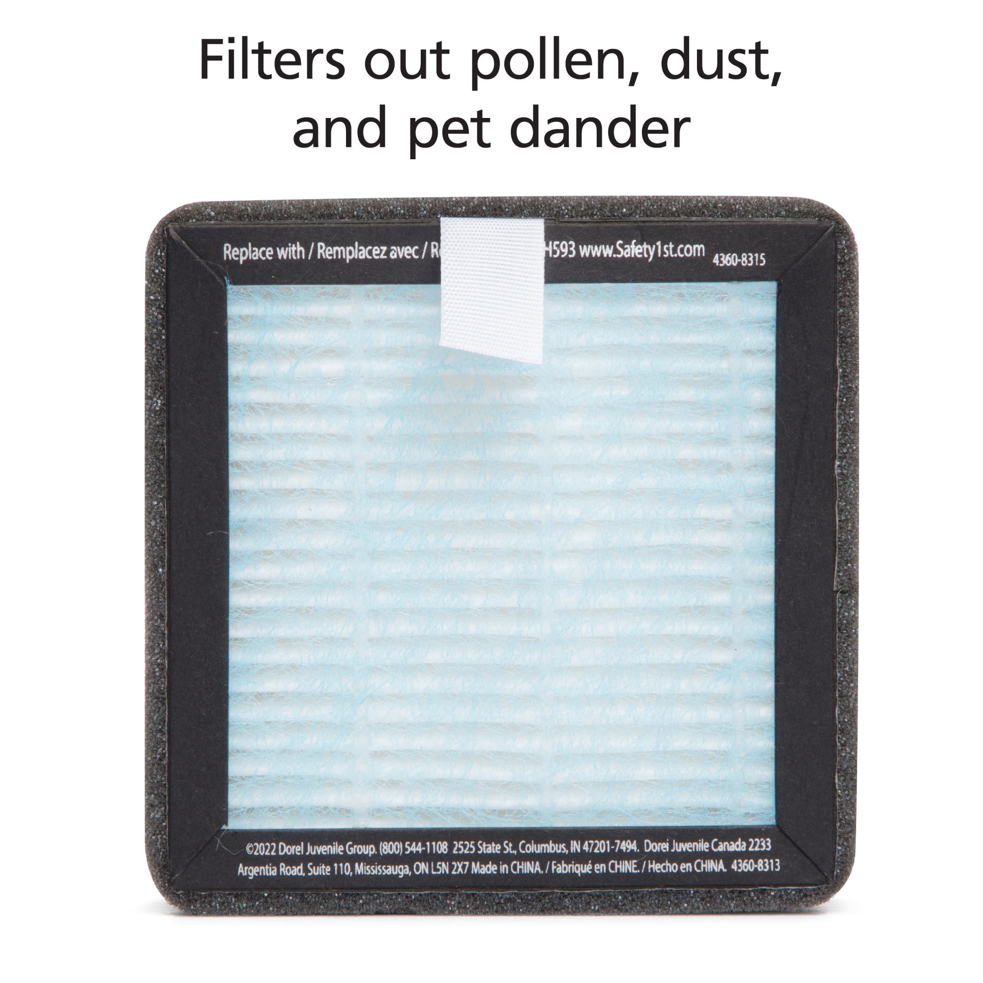 True HEPA Air Purifier Replacement Filter - filters out pollen, dust, and pet dander