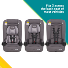 Jive 2-in-1 Convertible Car Seat - fits 3 across the back seat of most vehicles