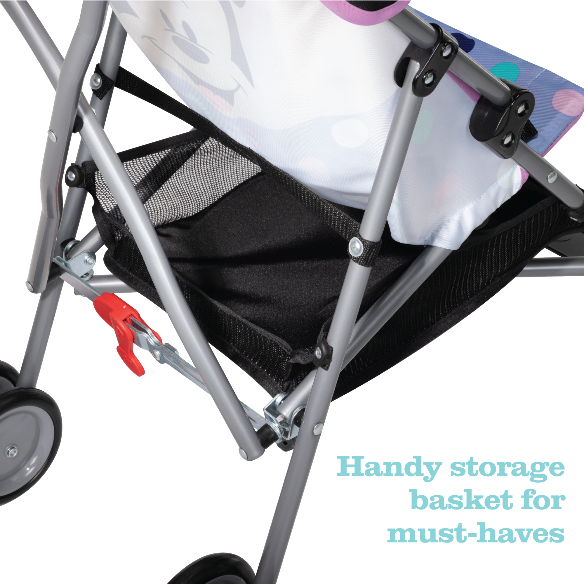 Disney Baby Character Umbrella Stroller - handy storage basket for must-haves