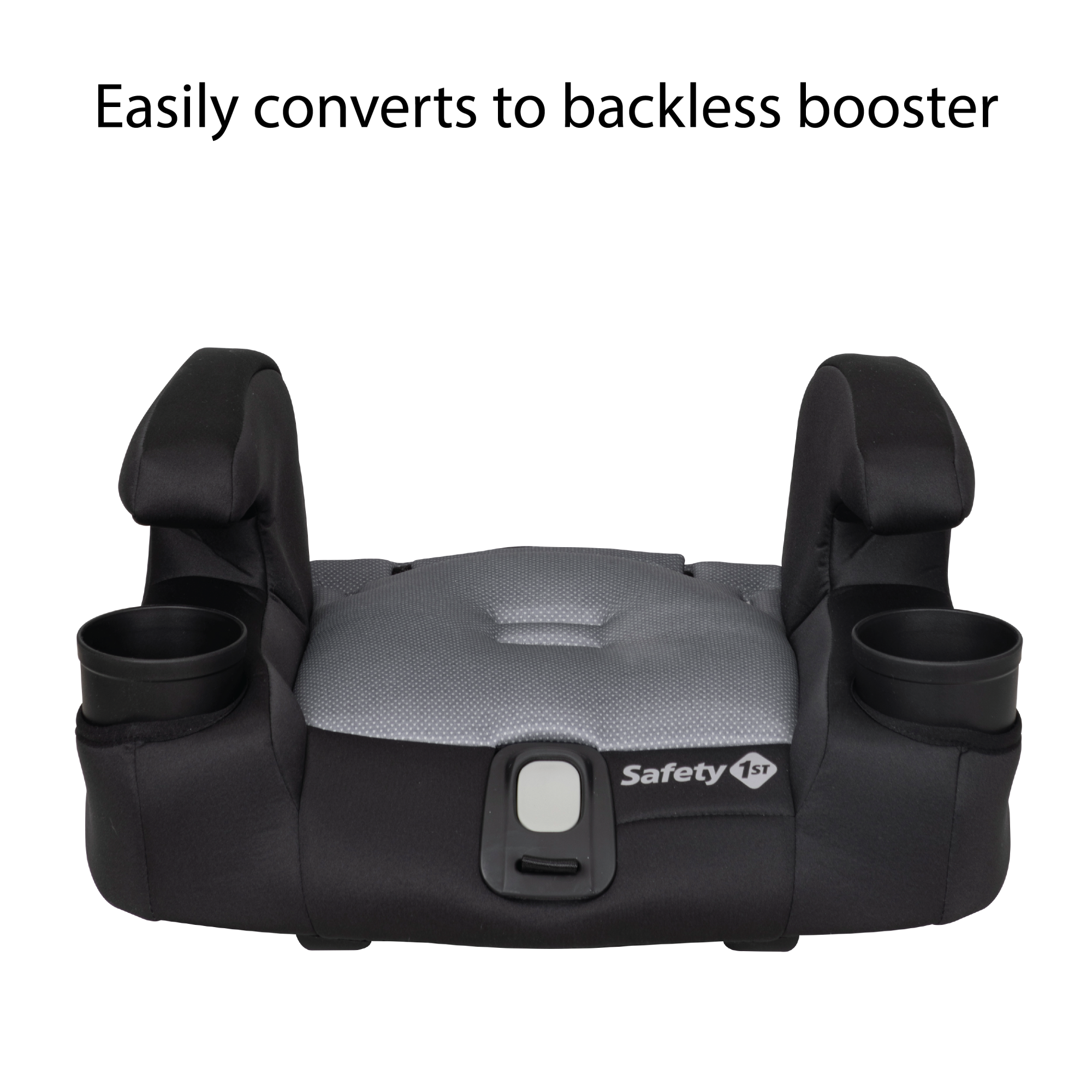 Boost-and-Go All-in-One Harness Booster Car Seat - easily converts to backless booster