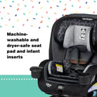 Disney Baby EverSlim All-in-One Convertible Car Seat - machine-washable and dryer-safe seat pad and infant inserts