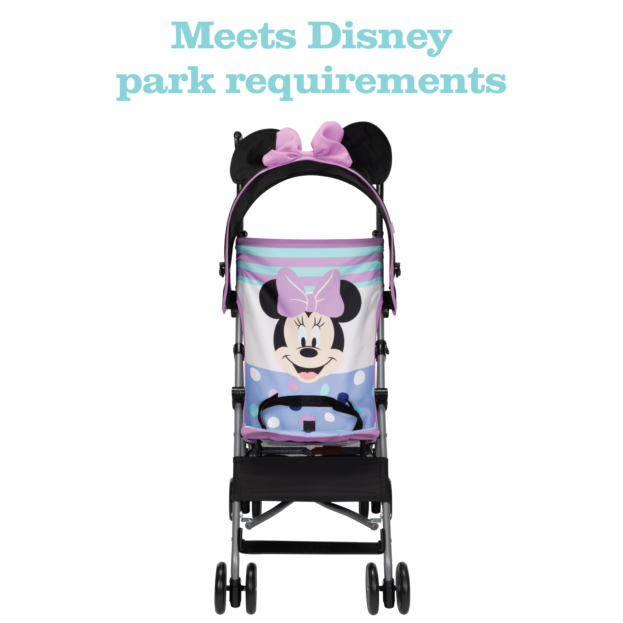 Disney Baby Character Umbrella Stroller - designed with rear-wheel parking brakes