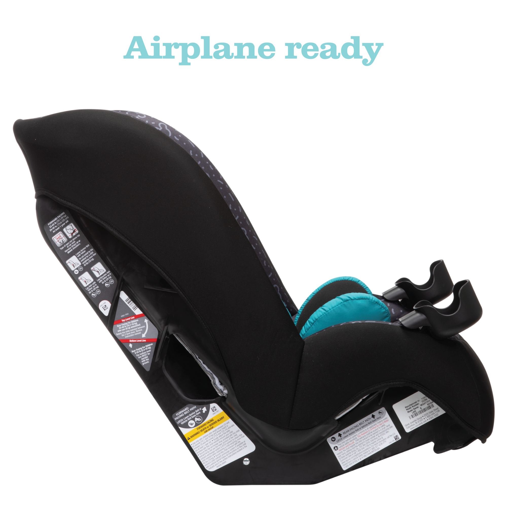 Disney Baby Jive 2-in-1 Convertible Car Seat - airplane ready