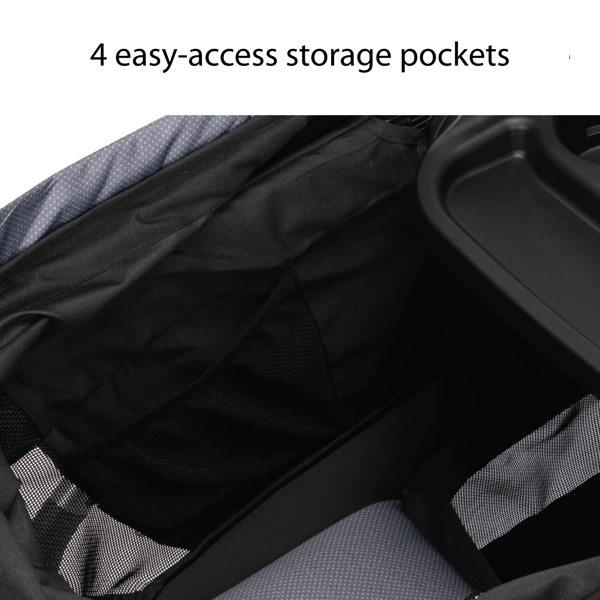 Summit Wagon Stroller - 4 easy-access storage pockets
